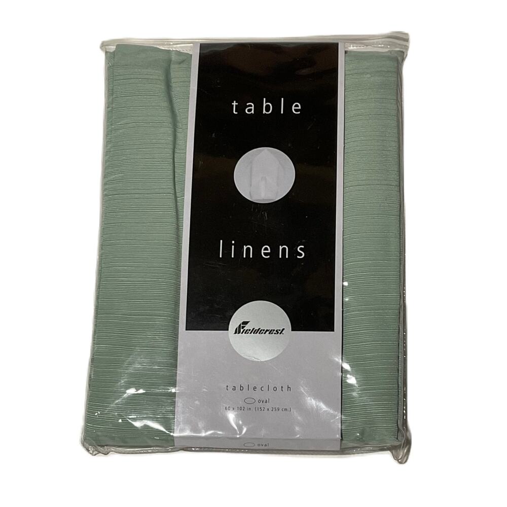 Fieldcrest Table Linens Tablecloth (Oval 60 x 102”)